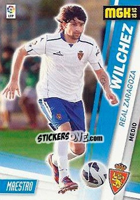 Sticker Wilchez - Liga BBVA 2012-2013. Megacracks - Panini