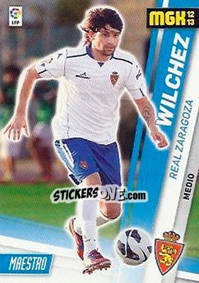 Sticker Wilchez - Liga BBVA 2012-2013. Megacracks n. 355 - Panini