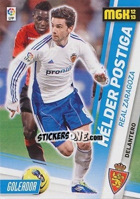 Sticker Hélder Postiga - Liga BBVA 2012-2013. Megacracks - Panini