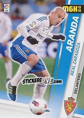 Sticker Aranda - Liga BBVA 2012-2013. Megacracks n. 360 - Panini