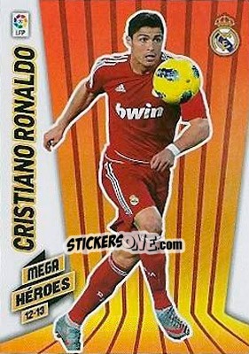 Cromo Cristiano Ronaldo - Liga BBVA 2012-2013. Megacracks - Panini