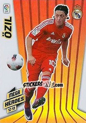 Sticker Özil - Liga BBVA 2012-2013. Megacracks n. 376 - Panini