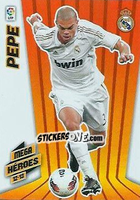 Sticker Pepe - Liga BBVA 2012-2013. Megacracks - Panini