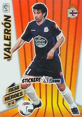 Sticker Valeron - Liga BBVA 2012-2013. Megacracks - Panini