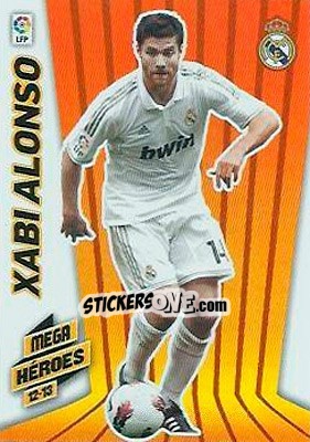 Sticker Xabi Alonso - Liga BBVA 2012-2013. Megacracks n. 386 - Panini