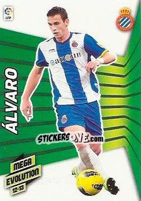 Sticker Álvaro - Liga BBVA 2012-2013. Megacracks n. 388 - Panini