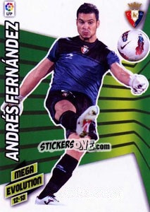 Sticker Andrés Fernández - Liga BBVA 2012-2013. Megacracks - Panini