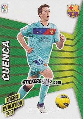 Cromo Cuenca - Liga BBVA 2012-2013. Megacracks - Panini