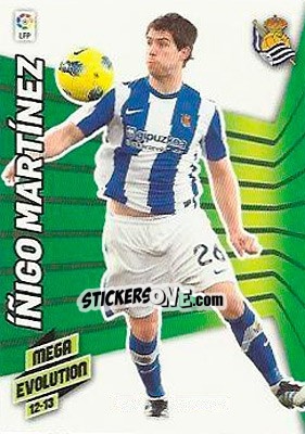 Cromo Íñigo Martínez - Liga BBVA 2012-2013. Megacracks - Panini