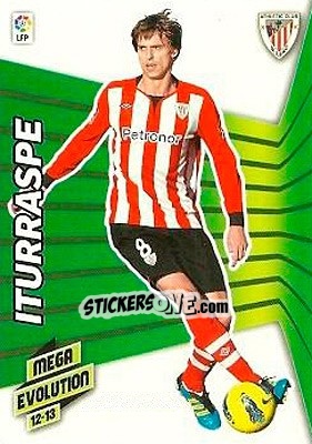 Sticker Iturraspe - Liga BBVA 2012-2013. Megacracks n. 398 - Panini