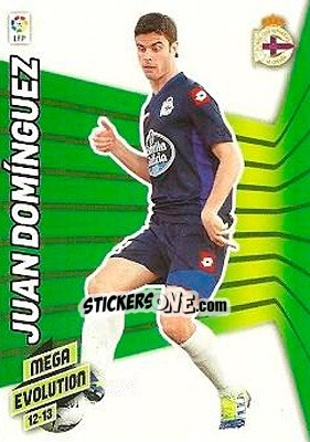 Sticker Juan Domínguez - Liga BBVA 2012-2013. Megacracks - Panini