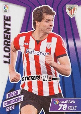 Sticker Fernando Llorente - Liga BBVA 2012-2013. Megacracks n. 413 - Panini