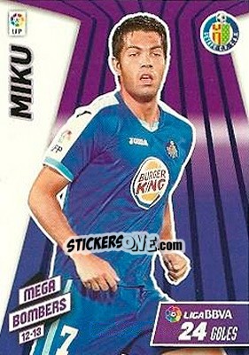 Sticker Miku - Liga BBVA 2012-2013. Megacracks - Panini