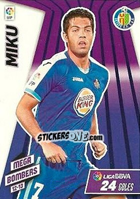 Sticker Miku - Liga BBVA 2012-2013. Megacracks n. 415 - Panini