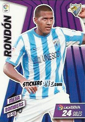 Sticker Rondón - Liga BBVA 2012-2013. Megacracks n. 418 - Panini