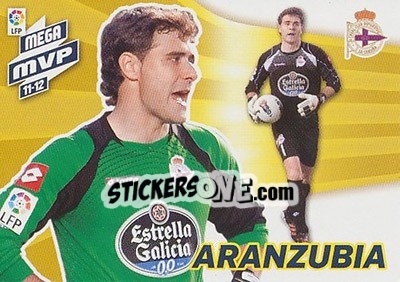 Cromo Aranzubia - Liga BBVA 2012-2013. Megacracks - Panini