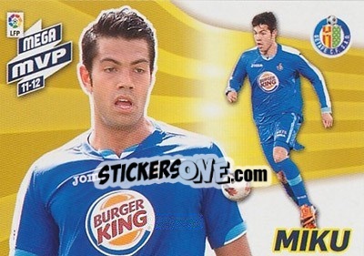 Cromo Miku - Liga BBVA 2012-2013. Megacracks - Panini