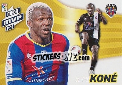 Sticker Arouna Koné - Liga BBVA 2012-2013. Megacracks n. 431 - Panini