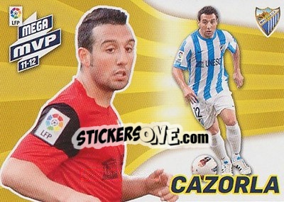 Sticker Cazorla - Liga BBVA 2012-2013. Megacracks n. 433 - Panini