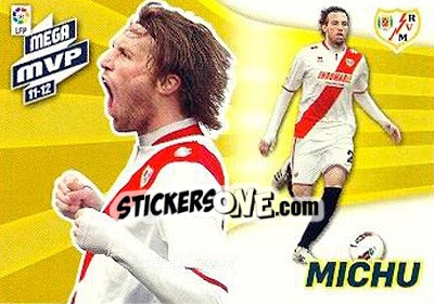 Sticker Michu - Liga BBVA 2012-2013. Megacracks n. 436 - Panini