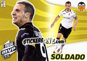 Figurina Soldado - Liga BBVA 2012-2013. Megacracks n. 439 - Panini