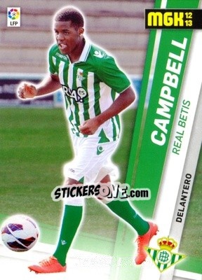 Figurina Campbell - Liga BBVA 2012-2013. Megacracks - Panini