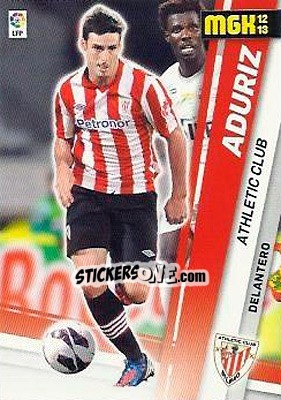 Sticker Aduriz - Liga BBVA 2012-2013. Megacracks n. 444 - Panini