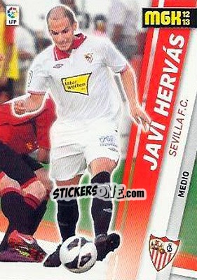 Cromo Javi Hervás - Liga BBVA 2012-2013. Megacracks - Panini