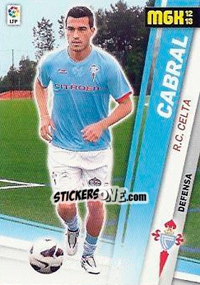 Sticker Cabral - Liga BBVA 2012-2013. Megacracks n. 448 - Panini