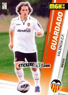 Sticker Guardado - Liga BBVA 2012-2013. Megacracks n. 450 - Panini