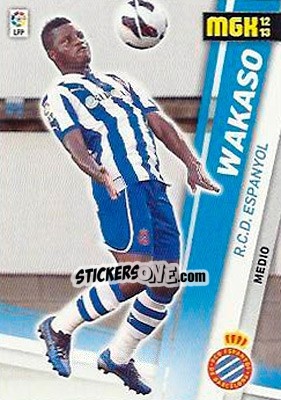 Sticker Wakaso - Liga BBVA 2012-2013. Megacracks n. 453 - Panini