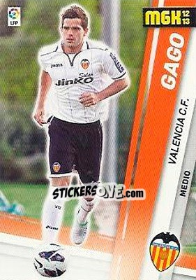 Cromo Gago - Liga BBVA 2012-2013. Megacracks - Panini