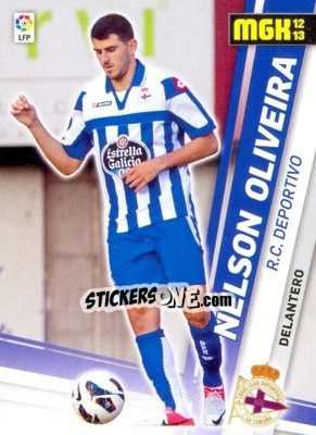 Figurina Nélson Oliveira - Liga BBVA 2012-2013. Megacracks n. 462 - Panini