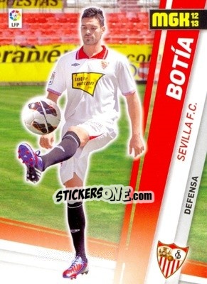 Cromo Botia - Liga BBVA 2012-2013. Megacracks - Panini