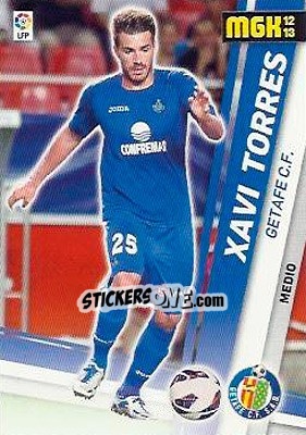 Sticker Xavi Torres - Liga BBVA 2012-2013. Megacracks - Panini