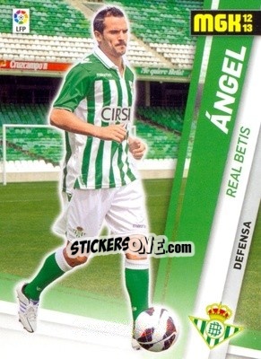 Cromo Ángel - Liga BBVA 2012-2013. Megacracks - Panini