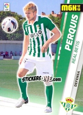 Sticker Perquis - Liga BBVA 2012-2013. Megacracks n. 498 - Panini