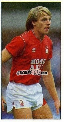 Sticker Stuart Pearce - Football Candy Sticks 1987-1988
 - Bassett & Co.
