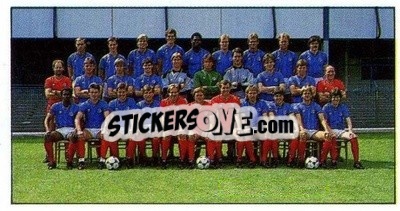 Figurina Team - Football Candy Sticks 1987-1988
 n. 29 - Bassett & Co.

