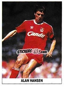 Sticker Alan Hansen - Soccer 1989-1990
 n. 126 - THE SUN