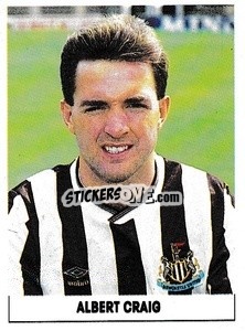 Sticker Albert Craig - Soccer 1989-1990
 - THE SUN