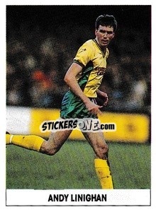 Sticker Andy Linighan - Soccer 1989-1990
 n. 194 - THE SUN