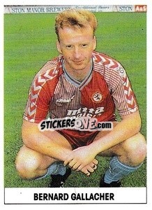 Sticker Bernard Gallagher - Soccer 1989-1990
 - THE SUN