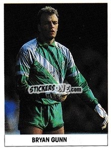 Sticker Bryan Gunn - Soccer 1989-1990
 n. 190 - THE SUN