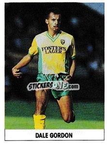 Sticker Dale Gordon - Soccer 1989-1990
 n. 196 - THE SUN