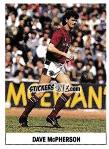 Sticker Dave McPherson - Soccer 1989-1990
 - THE SUN
