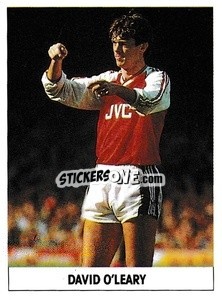 Sticker David O'Leary - Soccer 1989-1990
 n. 12 - THE SUN