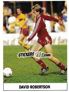 Sticker David Robertson - Soccer 1989-1990
 - THE SUN