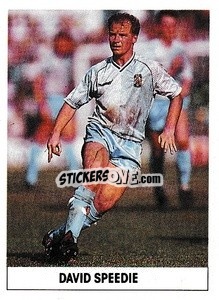 Sticker David Speedie - Soccer 1989-1990
 n. 75 - THE SUN