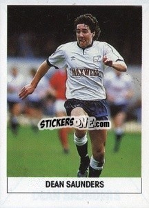 Sticker Dean Saunders - Soccer 1989-1990
 n. 105 - THE SUN